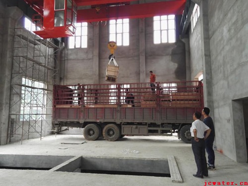 杜河工程進(jìn)度：6月9日水泵電機進(jìn)廠(chǎng)